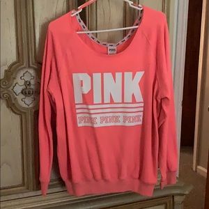 PINK VICTORIAS SECRET SWEATSHIRT